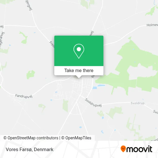 Vores Farsø map