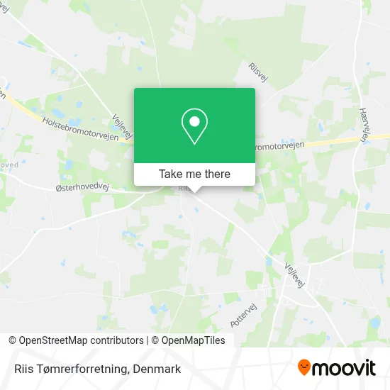 Riis Tømrerforretning map