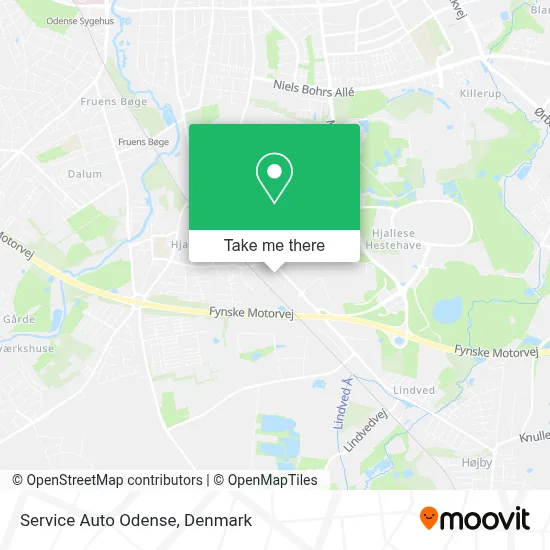 Service Auto Odense map