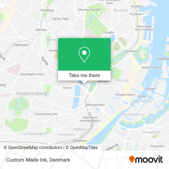 Custom Made Ink map