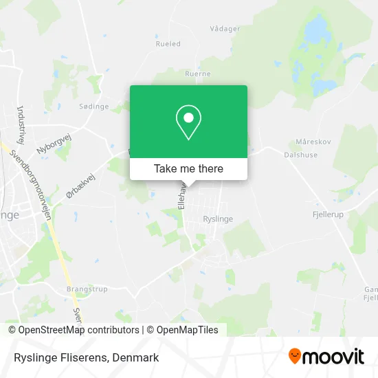 Ryslinge Fliserens map