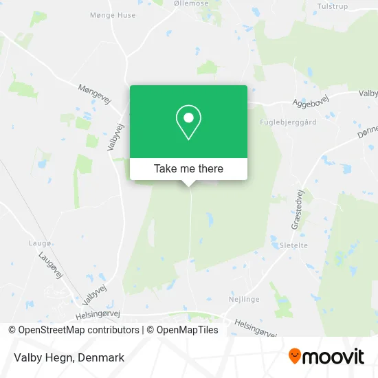 Valby Hegn map