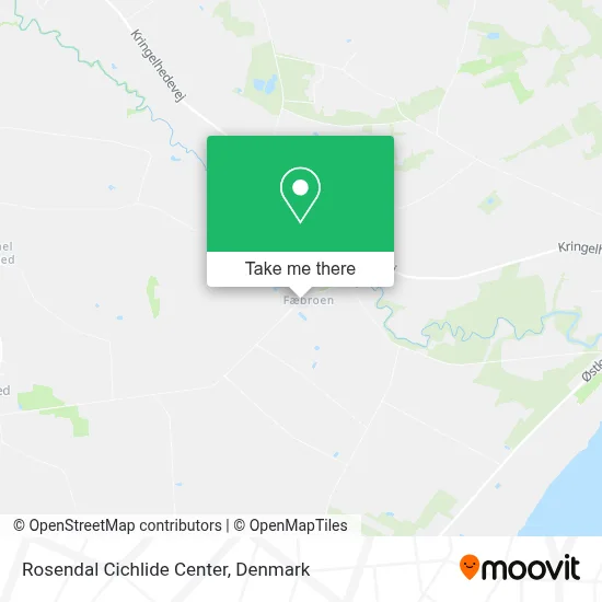Rosendal Cichlide Center map