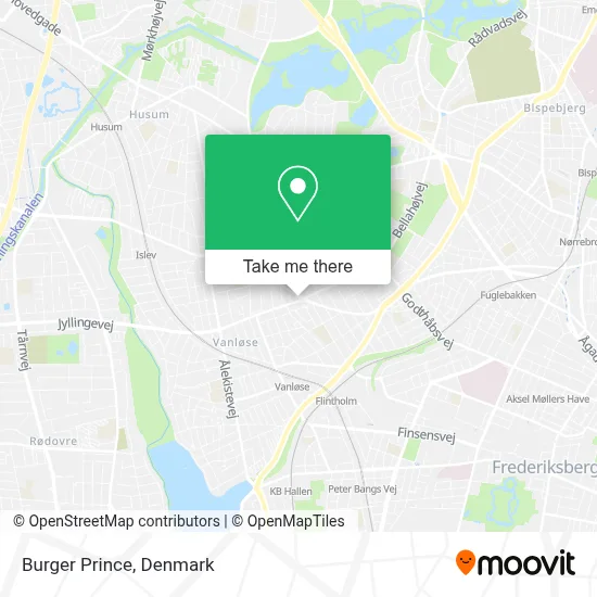Burger Prince map
