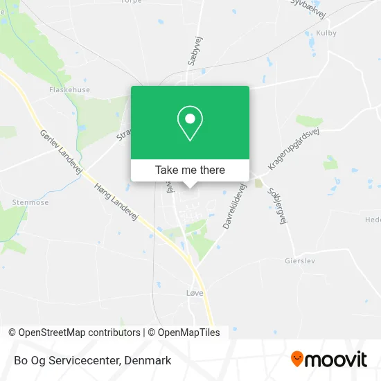 Bo Og Servicecenter map
