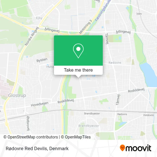 Rødovre Red Devils map