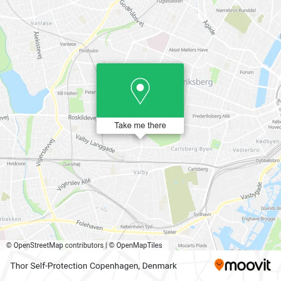Thor Self-Protection Copenhagen map