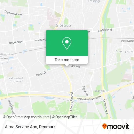 Alma Service Aps map
