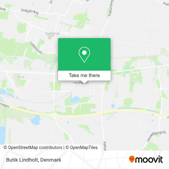 Butik Lindholt map