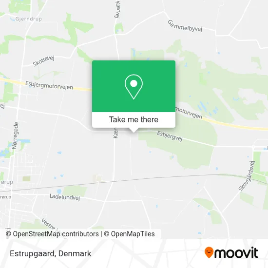 Estrupgaard map