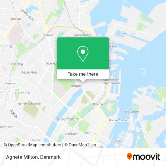 Agnete Milton map