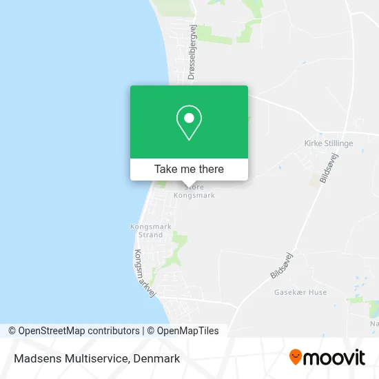 Madsens Multiservice map
