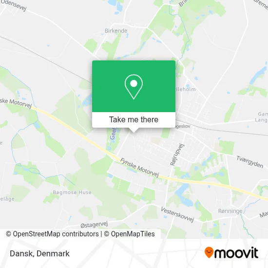 Dansk map