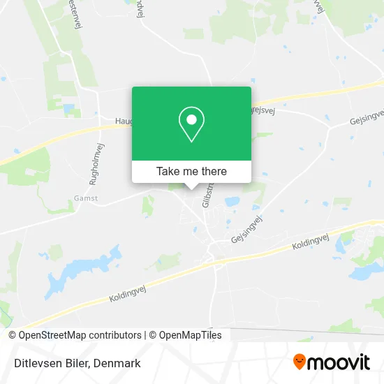 Ditlevsen Biler map