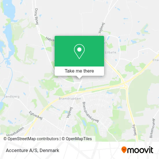 Accenture A/S map