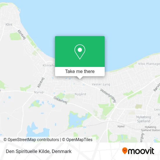 Den Spirituelle Kilde map