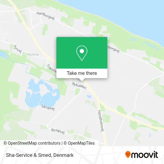Sha-Service & Smed map