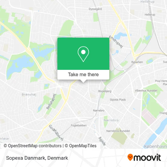 Sopexa Danmark map