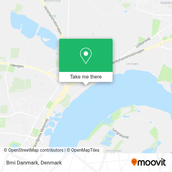 Bmi Danmark map