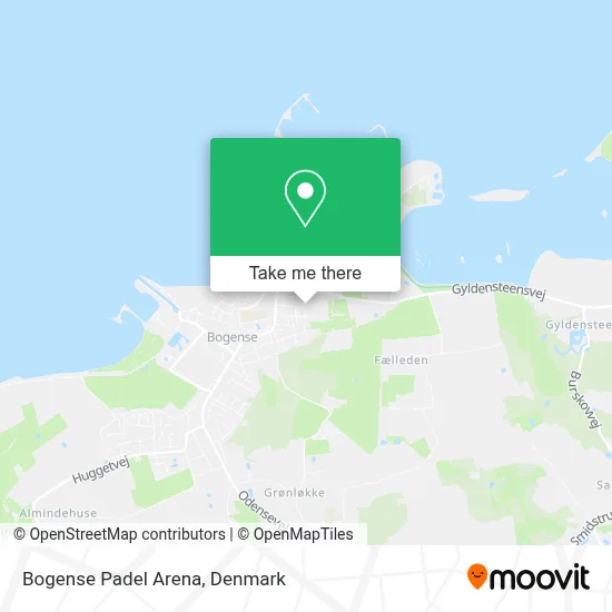 Bogense Padel Arena map