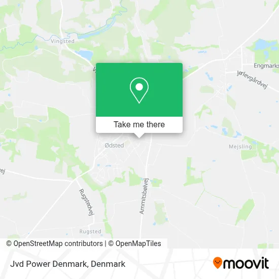 Jvd Power Denmark map
