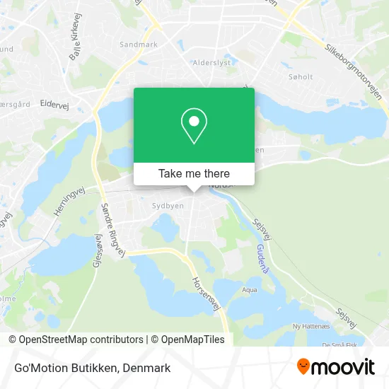 Go'Motion Butikken map