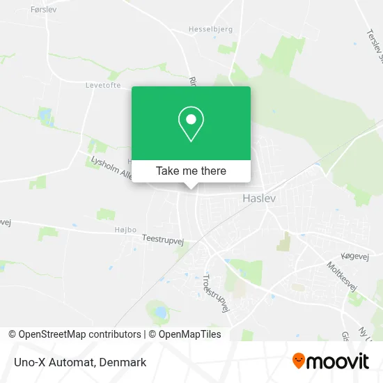 Uno-X Automat map