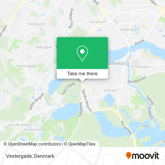 Vestergade map