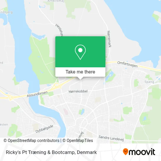 Ricky's Pt Træning & Bootcamp map