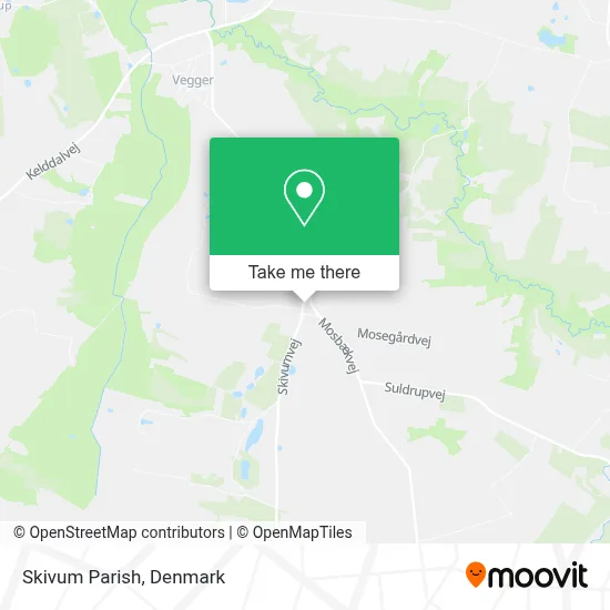 Skivum Parish map