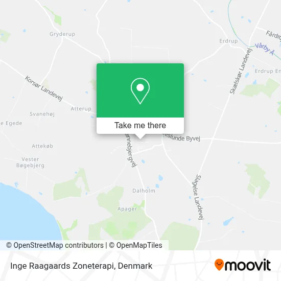 Inge Raagaards Zoneterapi map