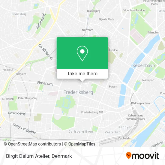 Birgit Dalum Atelier map