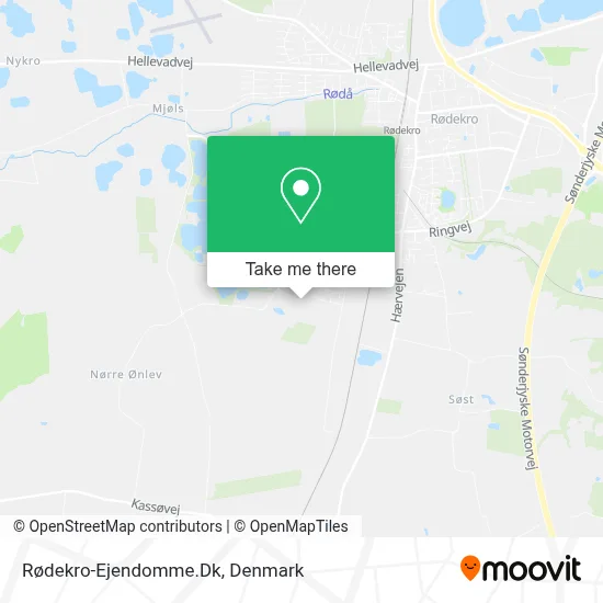 Rødekro-Ejendomme.Dk map