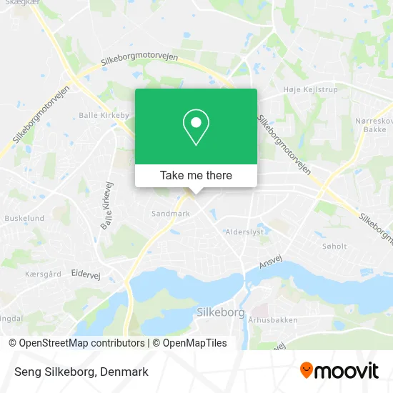 Seng Silkeborg kort