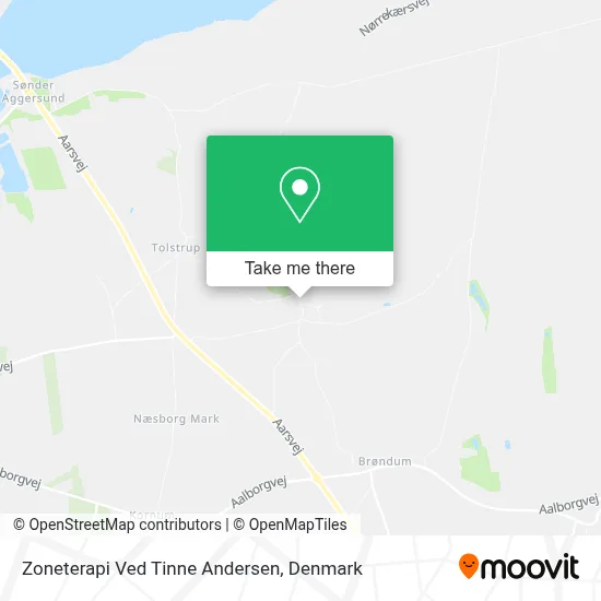 Zoneterapi Ved Tinne Andersen map