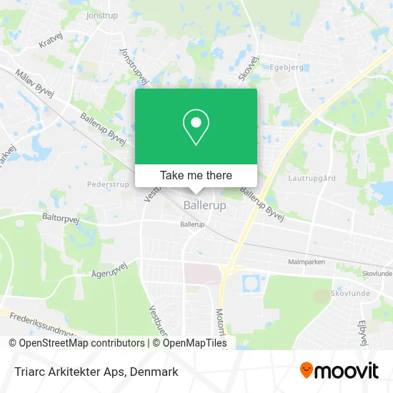 Triarc Arkitekter Aps map