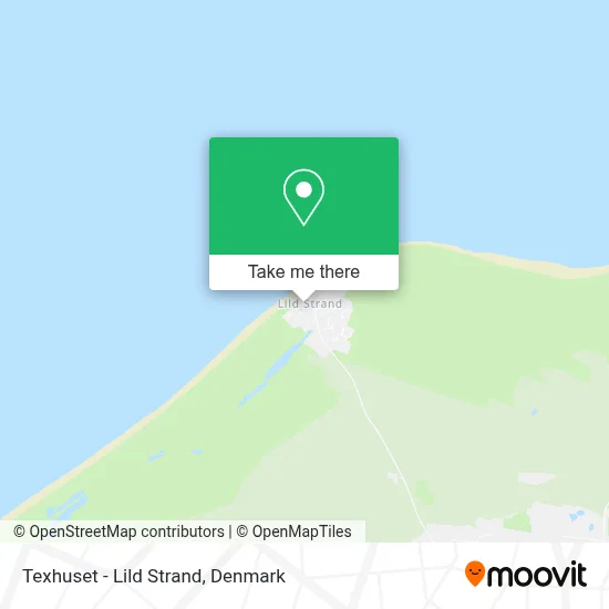 Texhuset - Lild Strand map