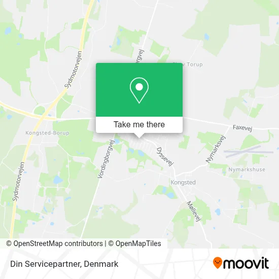 Din Servicepartner map