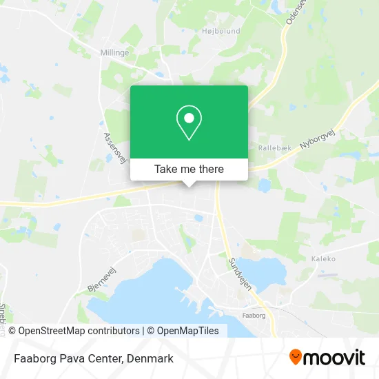 Faaborg Pava Center map