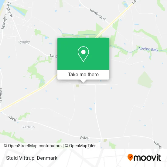 Stald Vittrup map