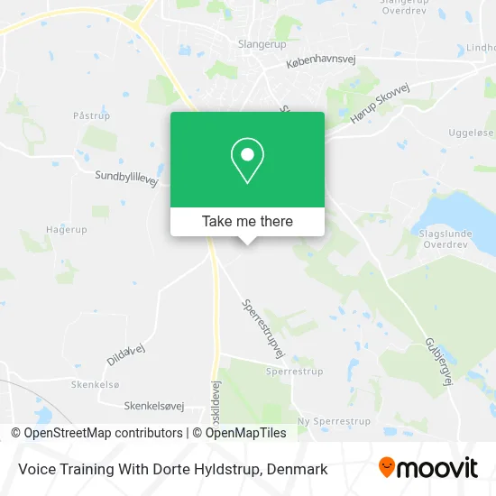 Voice Training With Dorte Hyldstrup map