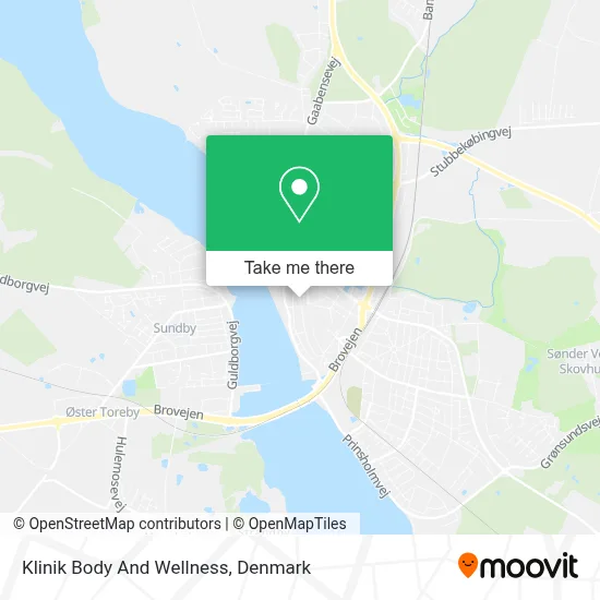 Klinik Body And Wellness map