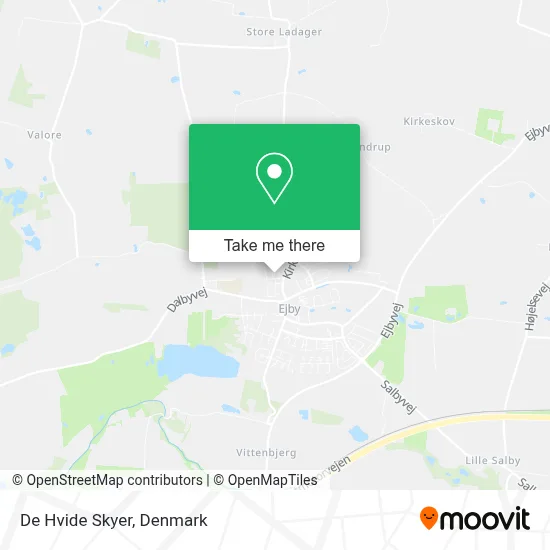 De Hvide Skyer map