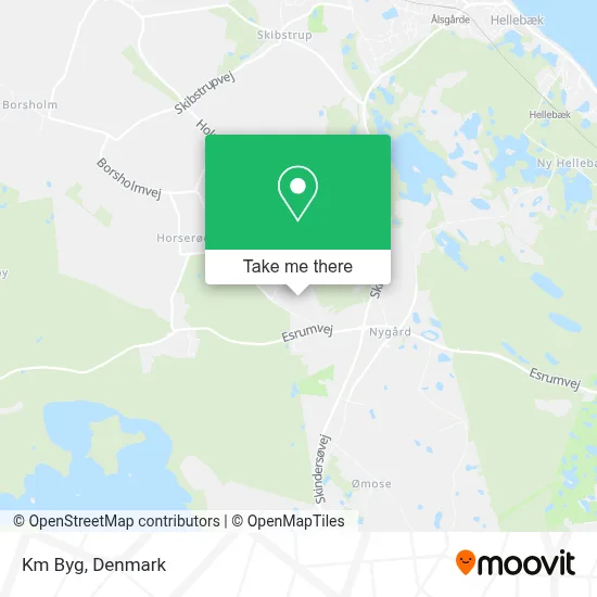 Km Byg map