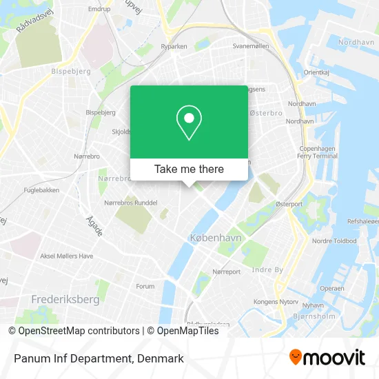 Panum Inf Department map