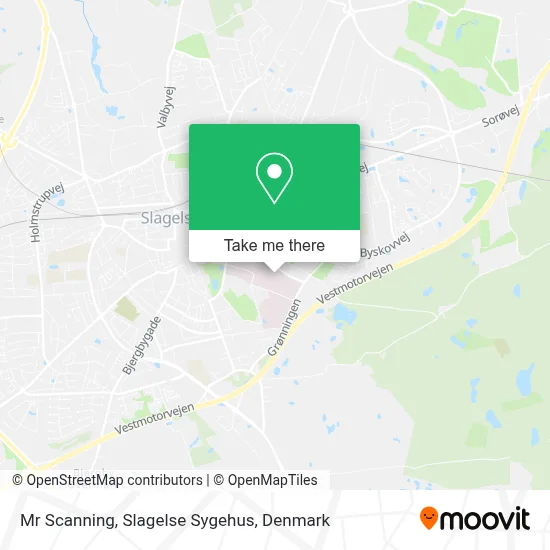 Mr Scanning, Slagelse Sygehus map