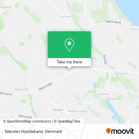 Marslev Hundebane map