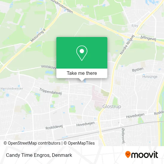 Candy Time Engros map