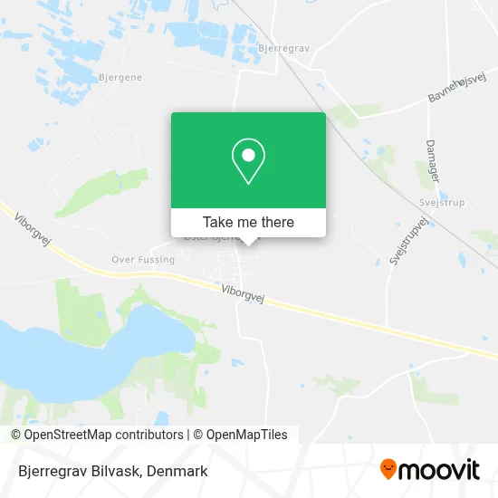 Bjerregrav Bilvask map