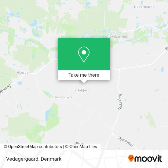 Vedagergaard map